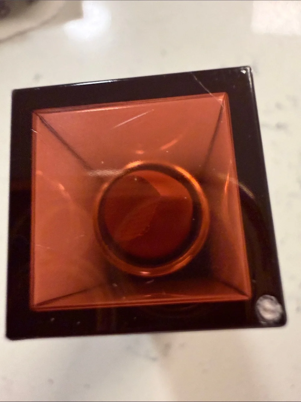 bebe Silky Matte Lipstick - Black and Amber Orange Case chestnut red